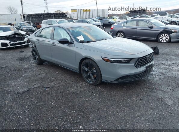 1HGCY2F78SA049760 2025 HONDA ACCORD HYBRID Серый Передняя правая четверть
