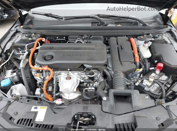 1HGCY2F79RA042567 2024 HONDA ACCORD HYBRID Черный Вид сзади