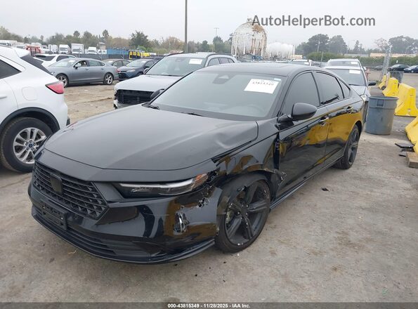 1HGCY2F79RA042567 2024 HONDA ACCORD HYBRID Черный Вид спереди