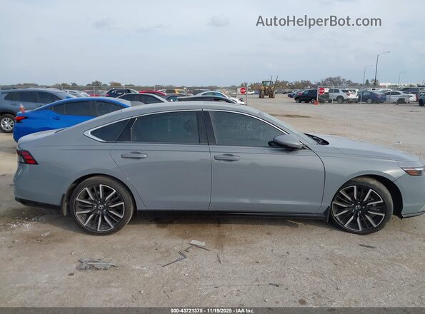 1HGCY2F80PA047209 2023 HONDA ACCORD HYBRID Gray Սալոնի հետևի տեսք