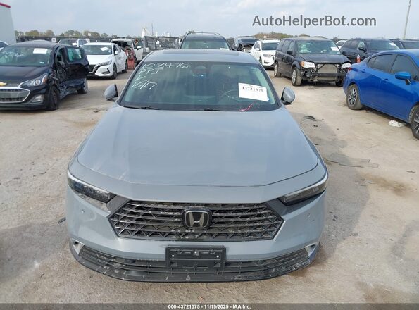 1HGCY2F80PA047209 2023 HONDA ACCORD HYBRID Gray Սարքավորումների վահանակի տեսք