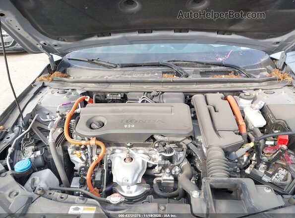 1HGCY2F80PA047209 2023 HONDA ACCORD HYBRID Gray Հետևի տեսք