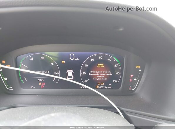 1HGCY2F80PA047209 2023 HONDA ACCORD HYBRID Gray Հետևի նստատեղերի տեսք