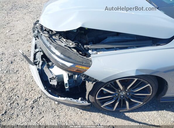 1HGCY2F86PA034559 2023 HONDA ACCORD HYBRID Серый Вид спереди