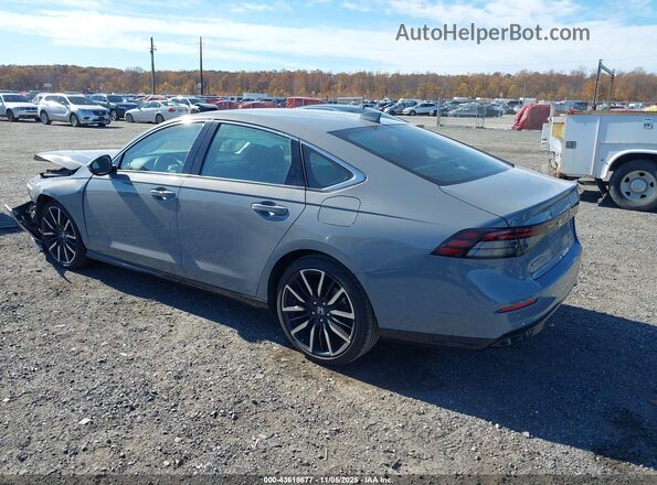 1HGCY2F86PA034559 2023 HONDA ACCORD HYBRID Серый Задняя левая четверть