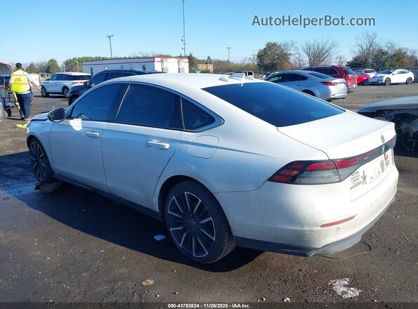 1HGCY2F86SA009301 2025 HONDA ACCORD HYBRID White უკანა მარცხენა