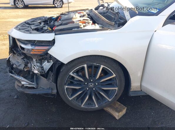 1HGCY2F86SA009301 2025 HONDA ACCORD HYBRID White წინა ხედი