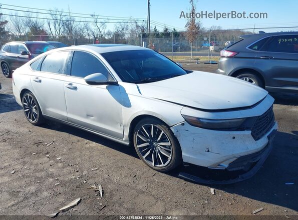 1HGCY2F86SA009301 2025 HONDA ACCORD HYBRID White წინა მარჯვენა