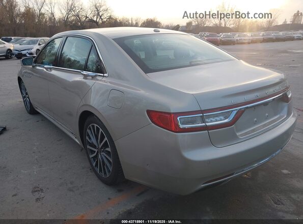 1LN6L9SP2H5611285 2017 LINCOLN CONTINENTA Бежевый Задняя левая четверть
