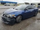2018 Nissan Maxima 3.5s Blue vin: 1N4AA6AP6JC384940