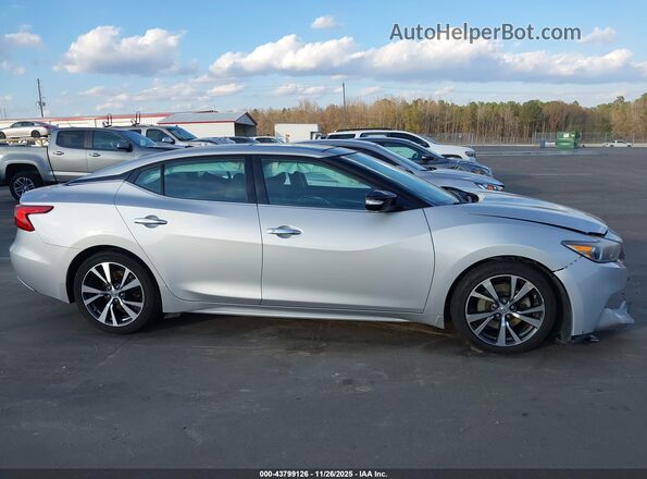 1N4AA6AP9HC430013 2017 NISSAN MAXIMA Silver Rear interior view