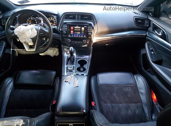 1N4AA6AV7KC373767 2019 NISSAN MAXIMA Белый Вид панели приборов