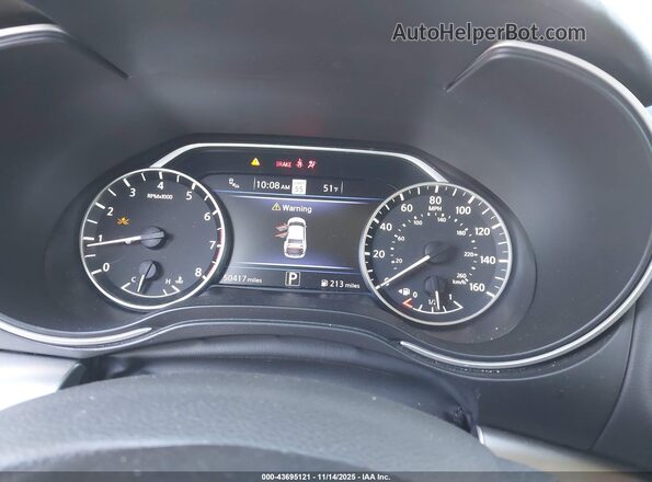 1N4AA6CV0PC511623 2023 NISSAN MAXIMA White Widok tylnych siedzeń