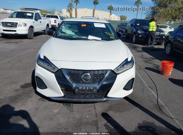 1N4AA6CV5LC372910 2020 NISSAN MAXIMA White Widok deski rozdzielczej