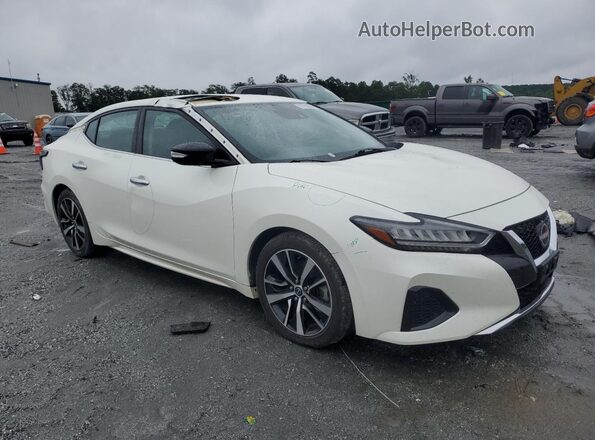 1N4AA6CV6PC511254 2023 NISSAN MAXIMA Белый Передняя правая четверть