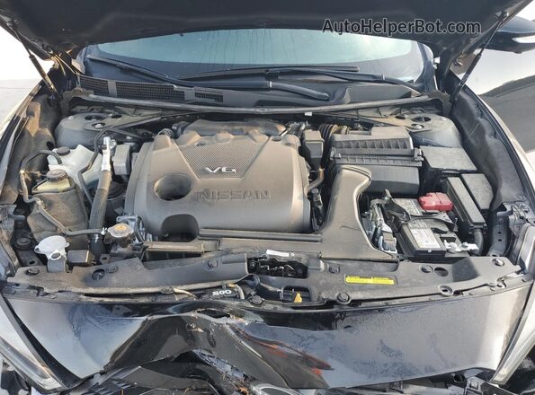 1N4AA6EV4PC506146 2023 NISSAN MAXIMA SR Black Widok wnętrza z tyłu