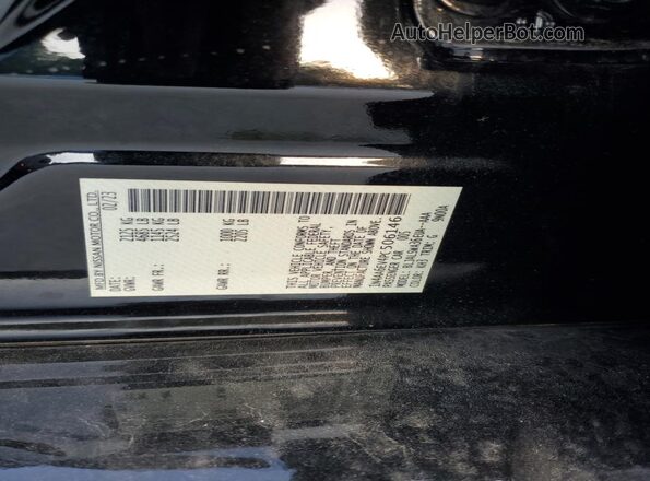 1N4AA6EV4PC506146 2023 NISSAN MAXIMA SR Black Widok komory silnika