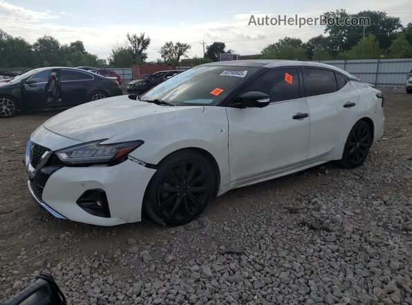 1N4AA6EVXLC376870 2020 NISSAN MAXIMA SR Белый Передняя левая четверть