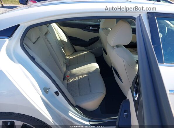 1N4AA6FVXLC384563 2020 NISSAN MAXIMA PLATINUM White Widok naklejki z numerem VIN