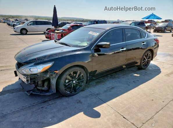 1N4AL3AP0JC236260 2018 NISSAN ALTIMA Черный Передняя левая четверть