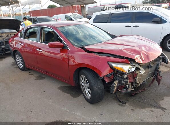 1N4AL3AP1GN366948 2016 NISSAN ALTIMA Красный Передняя правая четверть