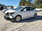 2022 Nissan Leaf S White vin: 1N4AZ1BV2NC560686