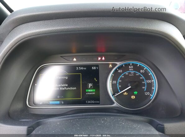1N4AZ1BV2PC560190 2023 NISSAN LEAF Черный Вид задних сидений