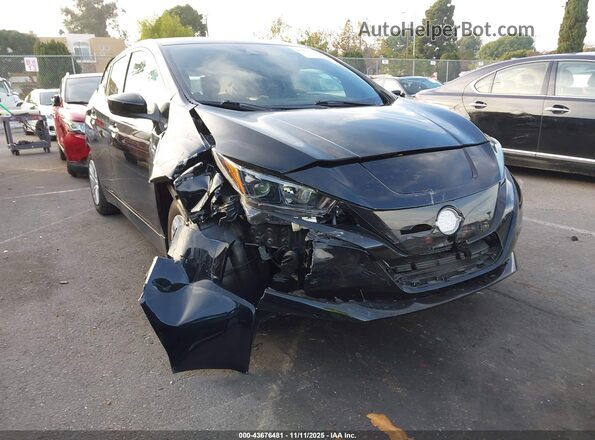 1N4AZ1BV2PC560190 2023 NISSAN LEAF Черный Передняя правая четверть
