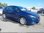 2018 Nissan Leaf S Blue vin: 1N4AZ1CP2JC302856