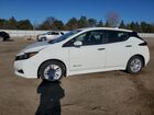 2018 Nissan Leaf S White vin: 1N4AZ1CP5JC317819