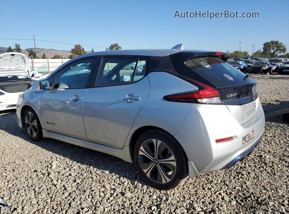 1N4AZ1CP6JC303685 2018 NISSAN LEAF Серебряный Задняя левая четверть