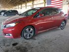 2018 Nissan Leaf S Темно-бордовый vin: 1N4AZ1CP7JC313383