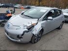 2017 Nissan Leaf Sv Серебряный vin: 1N4BZ0CP1HC308897