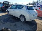 2016 Nissan Leaf S White vin: 1N4BZ0CP3GC313792