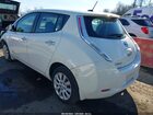 2016 Nissan Leaf S White vin: 1N4BZ0CP3GC313792