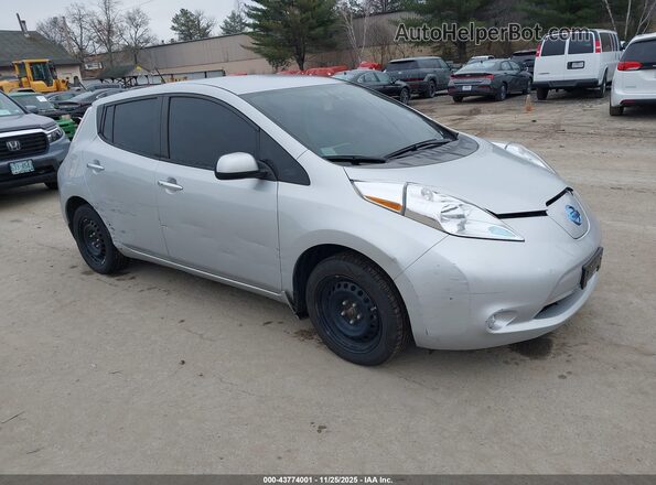1N4BZ0CP3HC309923 2017 NISSAN LEAF Серебряный Передняя правая четверть
