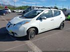 2017 Nissan Leaf S Белый vin: 1N4BZ0CP4HC311034