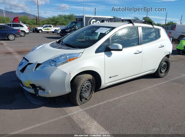 1N4BZ0CP4HC311034 2017 NISSAN LEAF Белый Передняя левая четверть