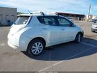 2017 Nissan Leaf S Белый vin: 1N4BZ0CP4HC311034