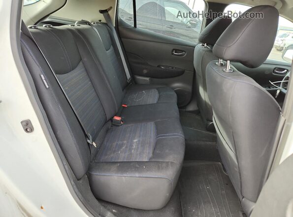 1N4BZ1BP8LC308850 2020 NISSAN LEAF White Вид задніх сидінь