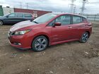 2019 Nissan Leaf S Plus Red vin: 1N4BZ1CP6KC311047