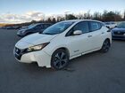 2019 Nissan Leaf S Plus White vin: 1N4BZ1CP9KC317828