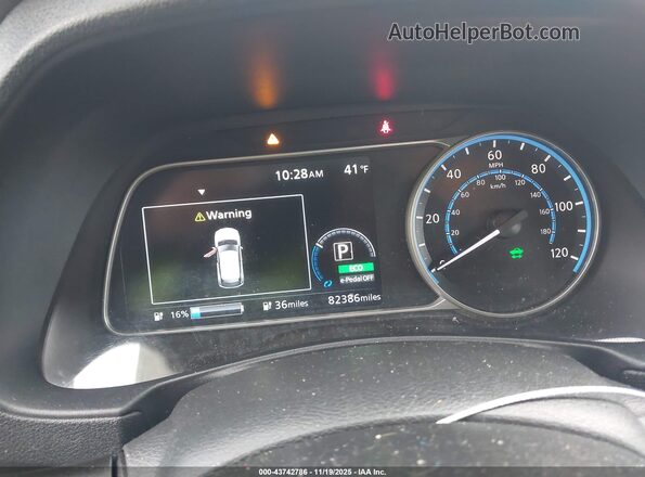 1N4BZ1CPXLC302076 2020 NISSAN LEAF Gray 