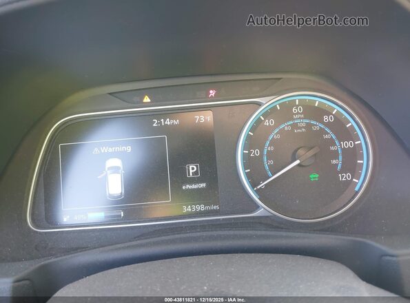 1N4BZ1DP7LC304642 2020 NISSAN LEAF Gray 