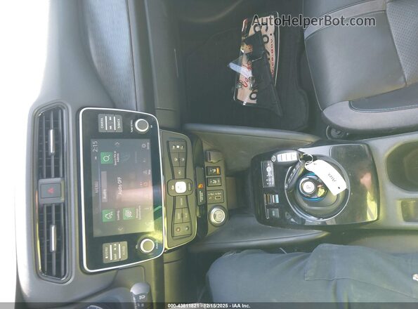 1N4BZ1DP7LC304642 2020 NISSAN LEAF Gray Vista del salpicadero