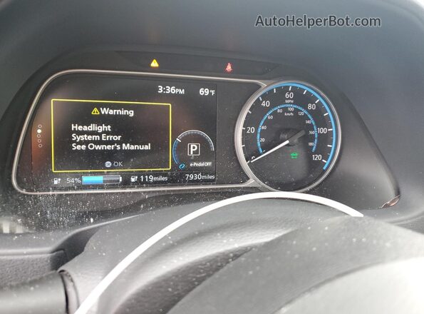 1N4CZ1CV4SC560529 2025 NISSAN LEAF Серебряный Вид щитка приборов