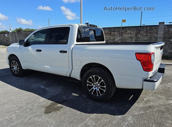 1N6AA1EE8NN106974 2022 NISSAN TITAN White Հետևի ձախ