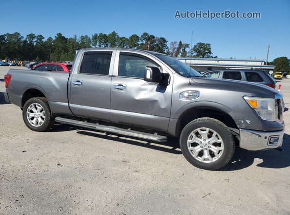 1N6BA1F41GN514844 2016 NISSAN TITAN Серый Передняя правая четверть