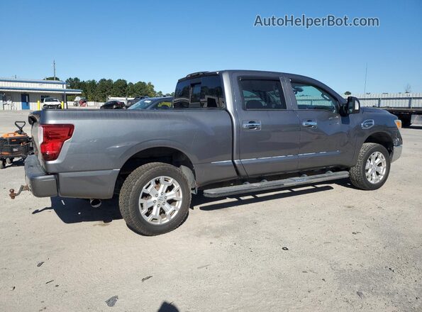 1N6BA1F41GN514844 2016 NISSAN TITAN Серый Задняя правая четверть