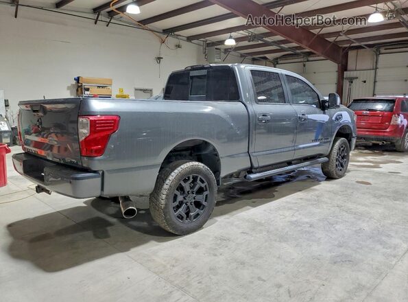 1N6BA1F45JN530004 2018 NISSAN TITAN Серый Задняя правая четверть